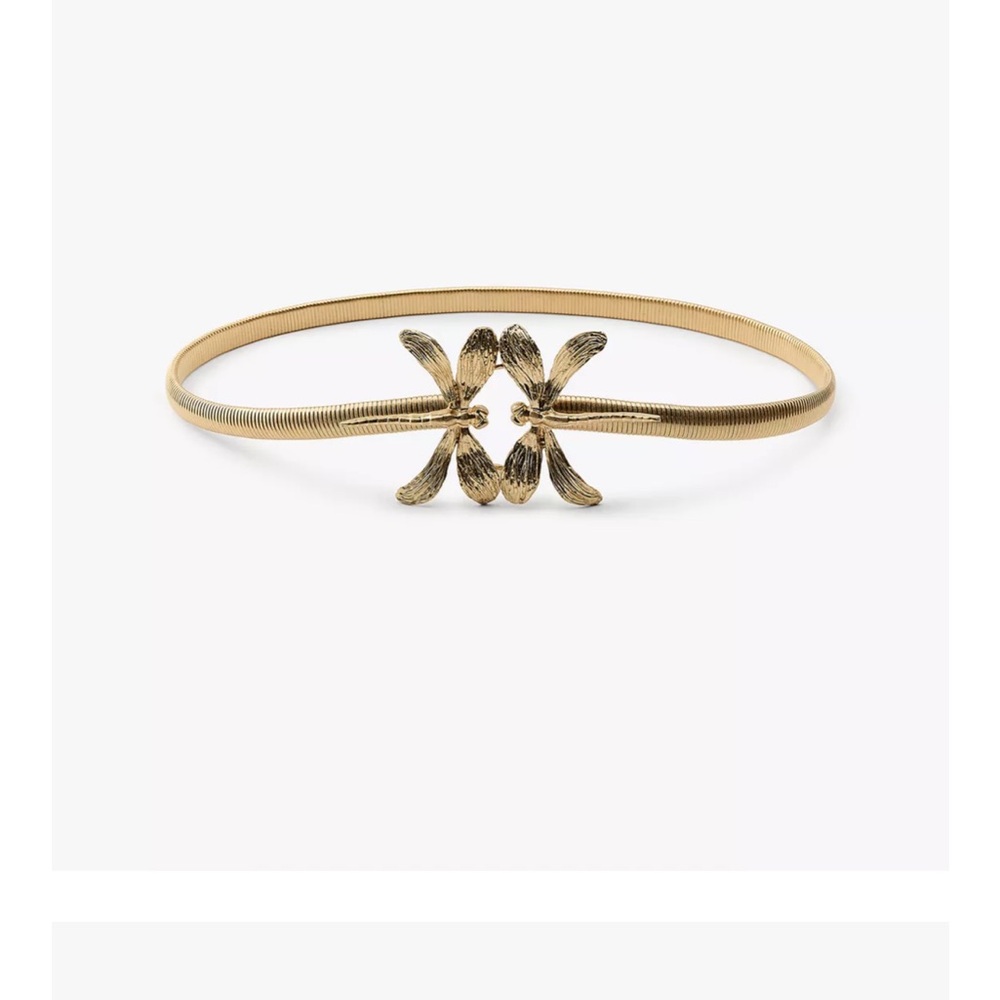 Zara dragonfly gold belt